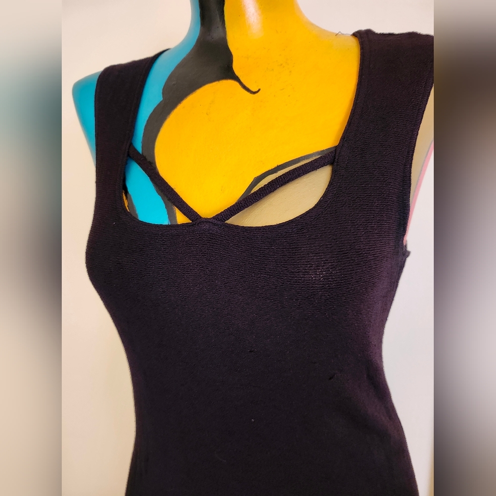 To The Max! 90's Vintage Black Goth Sundress